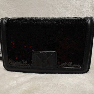 Badgley Mischka Crossbody Sequin in Black Mini Bag